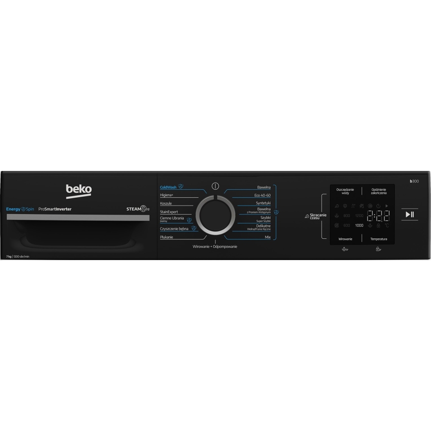 BEKO BM3WFU3721WBW 7 kg 1200 apgr/min balta veļas mašīna – 4