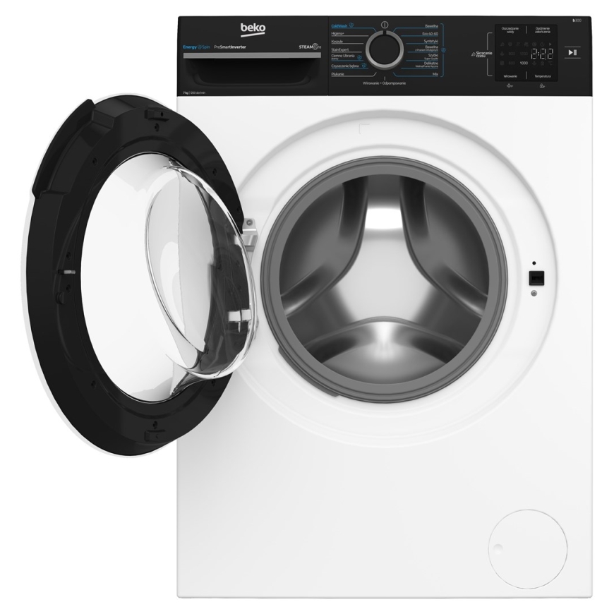 BEKO BM3WFU3721WBW 7 kg 1200 aps/min balta skalbimo mašina – 5