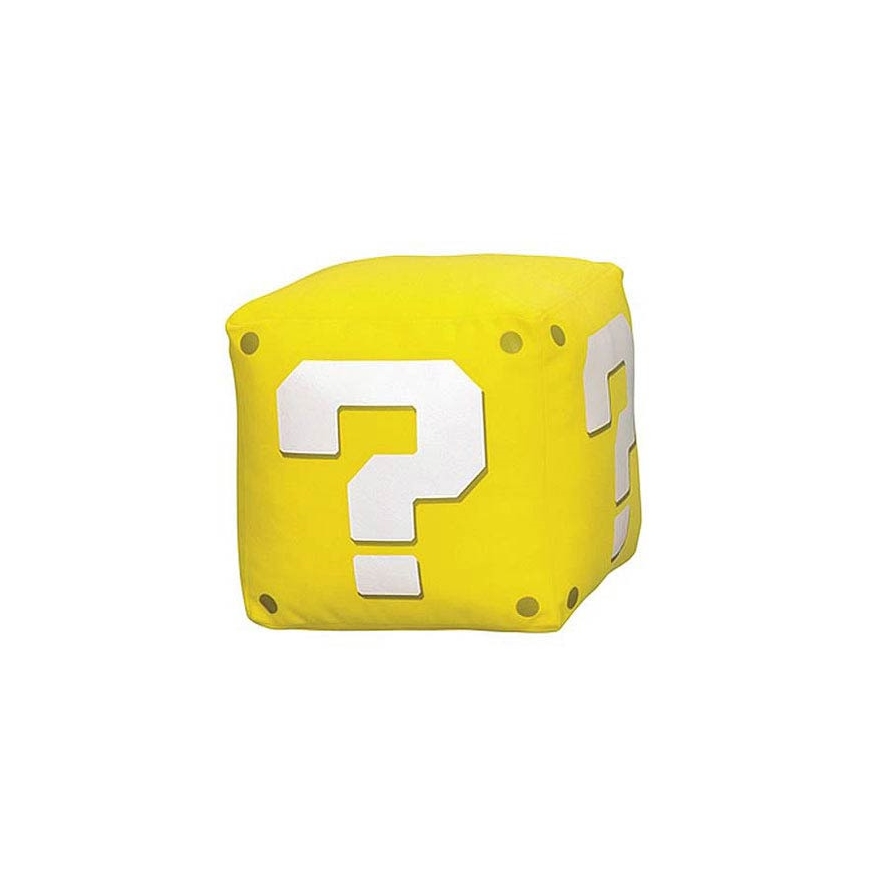Nintendo Super Mario Plush Toy Question Mark, 12cm
