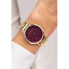 Watch Emily Westwood Burgundy Gold EKK-4214GQ
