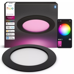 Philips Hue Slim recessed light, L, black