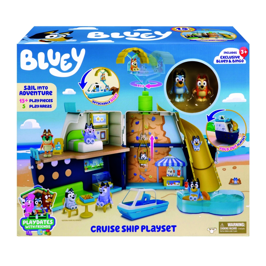 Bluey Cruise risteilyalusleikkisetti