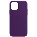 Minkštas silikono dėklas iPhone 12 Mini, violetinis Minkštas silikono dėklas iPhone 12 Mini, violetinis