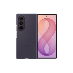 Чехол Samsung Galaxy Fold8 Ultra Silicone Magnet Qi2, фиолетовый