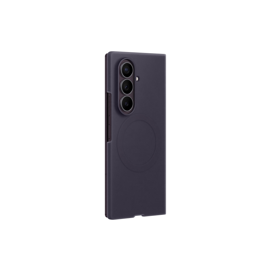 Samsung Galaxy Fold8 Ultra Silikona Magnēts Qi2 vāciņš, violets – 4
