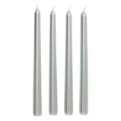 ATMOSPHERA CANDLES SATIN SILVER 192G 4PCS