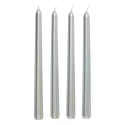ATMOSPHERA CANDLES SATIN SILVER 192G 4PCS ATMOSPHERA CANDLES SATIN SILVER 192G 4PCS