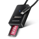 Axagon ADM2-CM kõvakettaboks Kõvaketta korpus Must M.2 Toide USB kaudu Axagon ADM2-CM kõvakettaboks Kõvaketta korpus Must M.2 Toide USB kaudu
