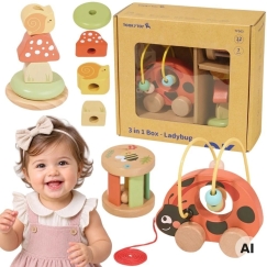 Tooky Toys TOOKY TOY 3in1 sakrālo spēļu komplekts Mārīte