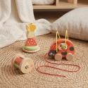 Tooky Toys TOOKY TOY 3in1 stacking playset Ladybug
