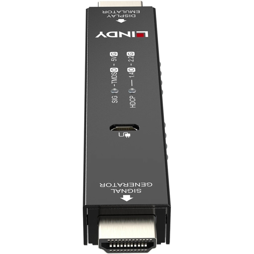 HDMI Signalo Generatorius - Lindy HDMI 4K60 Signalo Generatorius Ir Ekrano Emuliatorius 32683 Juodas – 3