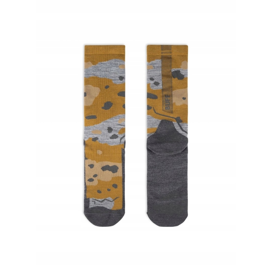 BUFF Merino Kevyt Crew Sukka LWC2 Umber Sukat, Keltainen L – 3