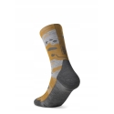 BUFF Мериносовые легкие носки Crew Sock LWC2 цвет Умбер, желтый L BUFF Мериносовые легкие носки Crew Sock LWC2 цвет Умбер, желтый L