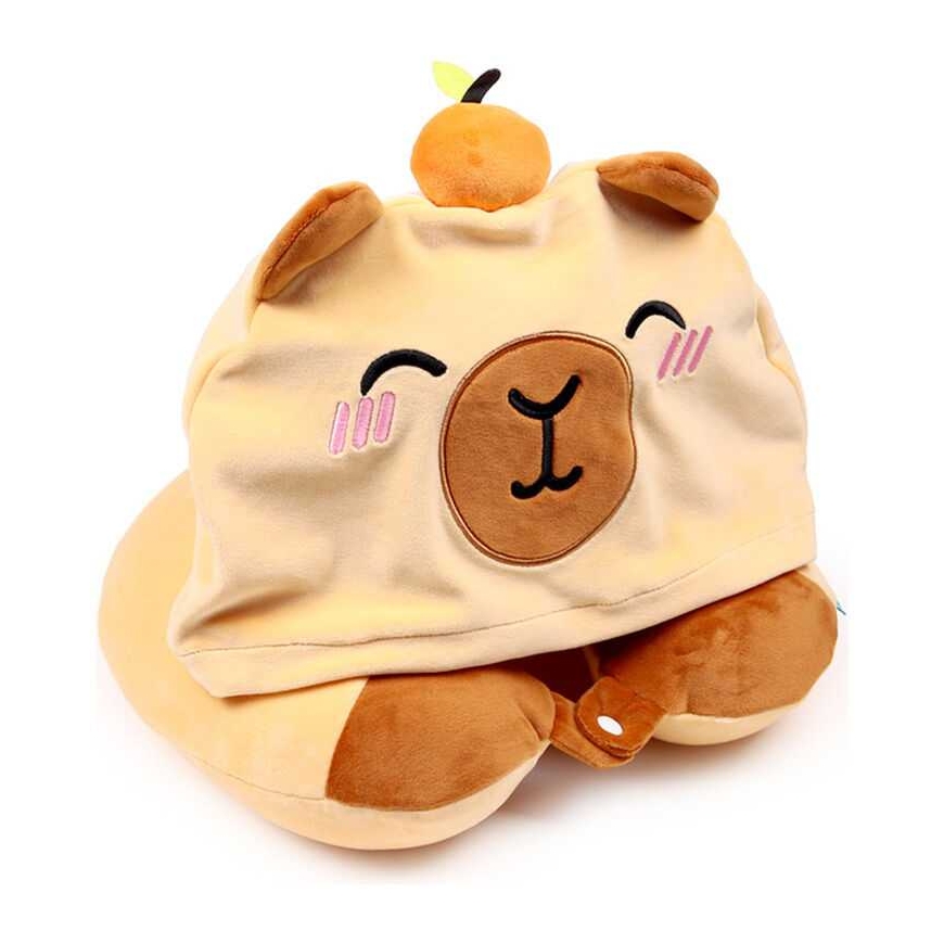 Puckator Hoodeazzz Duke The Capibara hooded travel pillow – 3