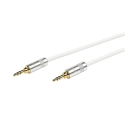 Fuj:tech 3,5 mm TRS – 3,5 mm TRS audio kabelis, 1,5 m, balts Fuj:tech 3,5 mm TRS – 3,5 mm TRS audio kabelis, 1,5 m, balts