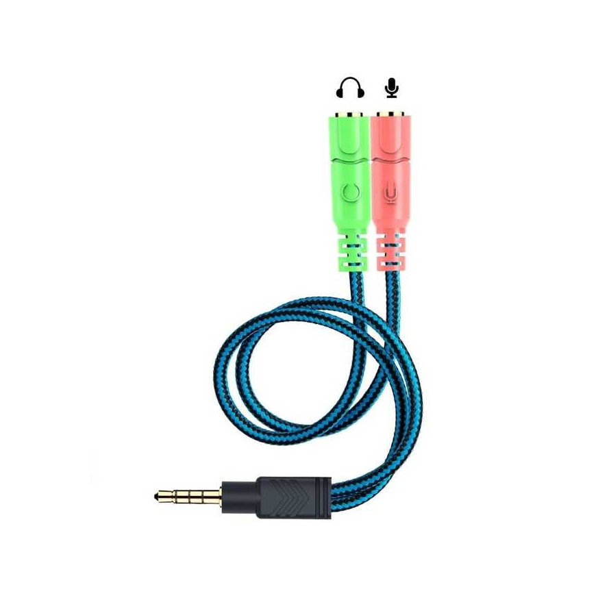 Riff "Y-JACK 3.5mm Stereo Jack Splitter Headset Y-Adapter 1 male+2 Fe – 5