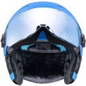 Lasten laskettelukypärä UVEX Rocket jr. Visor sininen matta Lasten laskettelukypärä UVEX Rocket jr. Visor sininen matta