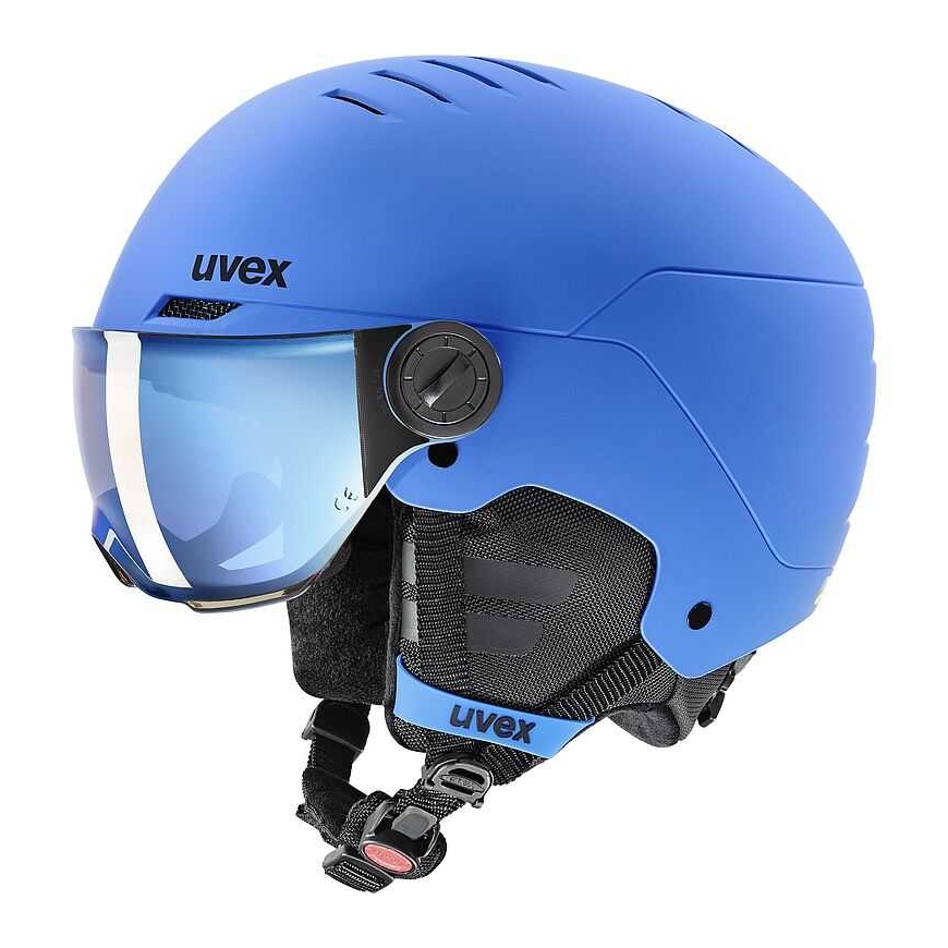 Laste suusakiiver UVEX Rocket jr. Visor sinine matt – 4