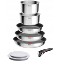 TEFAL Ingenio Cook Eat katlu un pannas komplekts 8 gab. indukcijas vāks