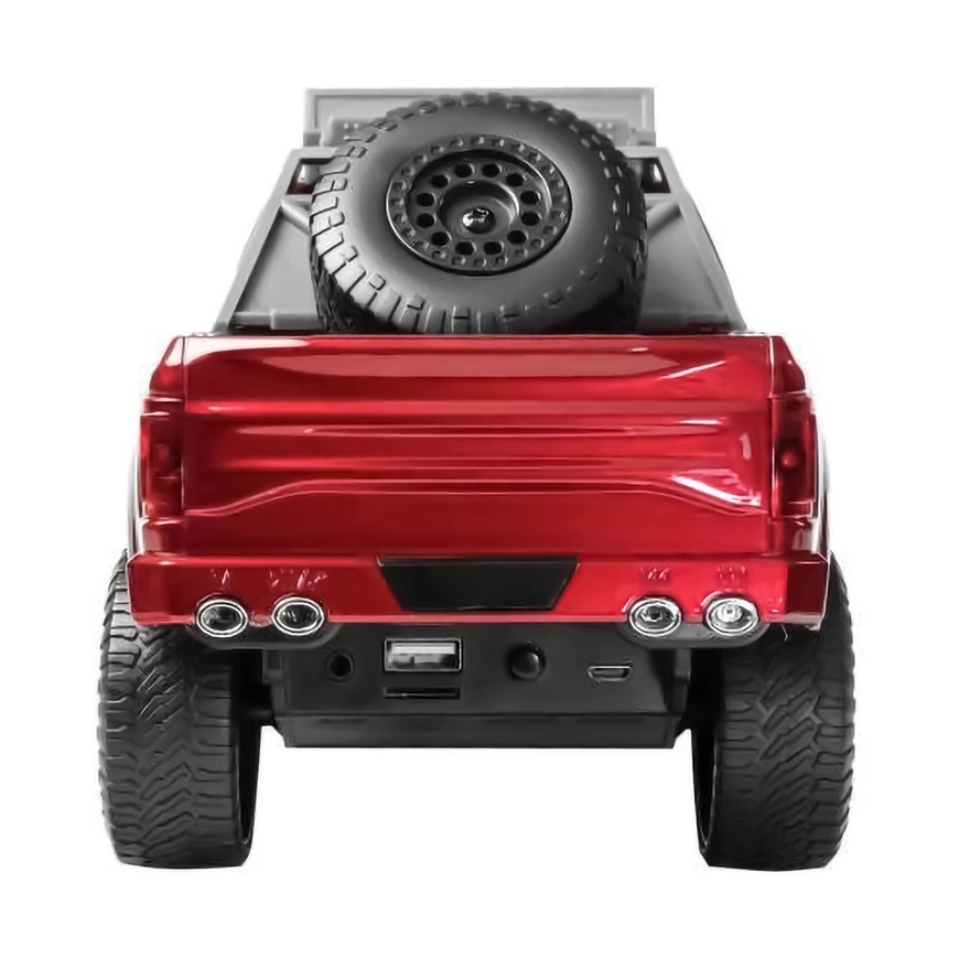 LTC Retro Bluetooth skaļrunis WS-589, bezceļa dizains, 10 W, FM radio, USB, TF, LED displejs, 1500 mAh akumulators, sarkans – 4
