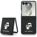 KARL LAGERFELD case for SAMSUNG GALAXY Z FLIP 8 (Karl&Choupette Saffiano Pins) black KARL LAGERFELD case for SAMSUNG GALAXY Z FLIP 8 (Karl&Choupette Saffiano Pins) black