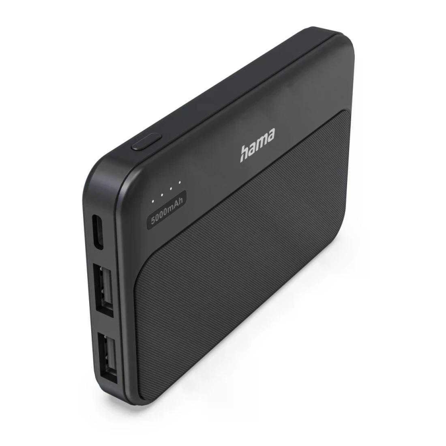 Hama "Pocket 5 5000mAh" Antracitas