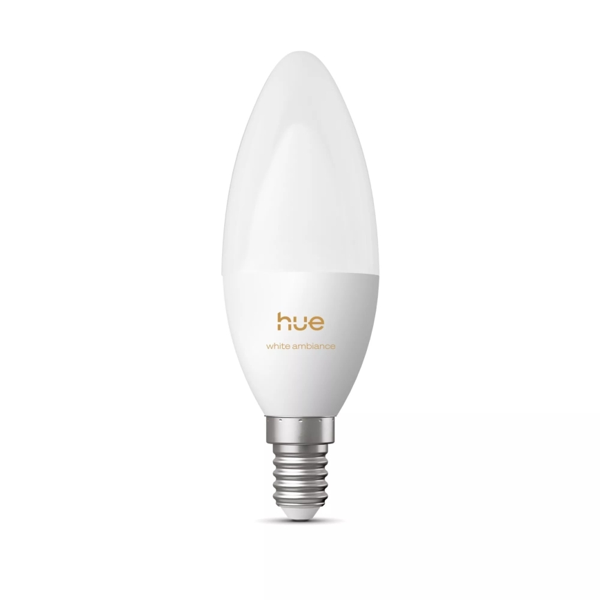 Philips Hue LED-kynttilälamppu, B39, E14, säädettävä valkoinen, 1 kpl – 3