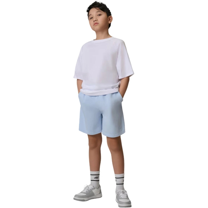 Boy's shorts 4F CAS M780 light blue 4FJWSS26TSHOM780 34S (158 cm) – 5