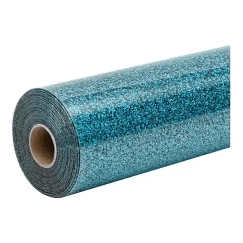 HTVRONT Glitter Heat Transfer Film, 30,5 cm x 90 cm (sininen)