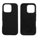 Riff "Plāns silikona aizmugures maciņš iPhone 16 Pro" Melnā krāsā Riff "Plāns silikona aizmugures maciņš iPhone 16 Pro" Melnā krāsā