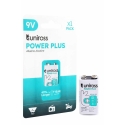 Uniross Aku 6LR61 9V Power Plus Alkaline UPP9PK1 1tk Uniross Aku 6LR61 9V Power Plus Alkaline UPP9PK1 1tk