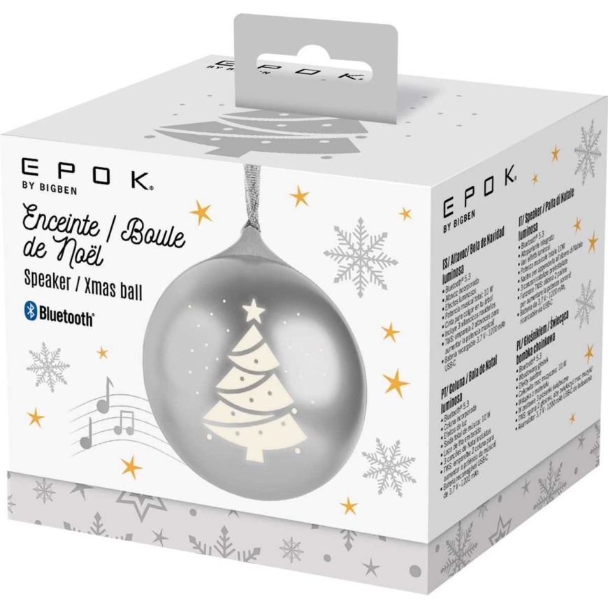 Bigben Xmas Ball Silver