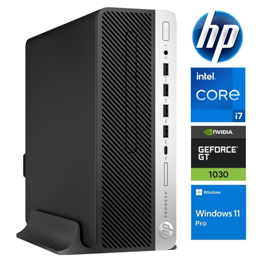 HP 600 G4 SFF i7-8700 8GB 256SSD M.2 NVME GT1030 2GB WIN11Pro