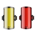 Knog Cobber Reflex Twinpack, front and rear bike light set