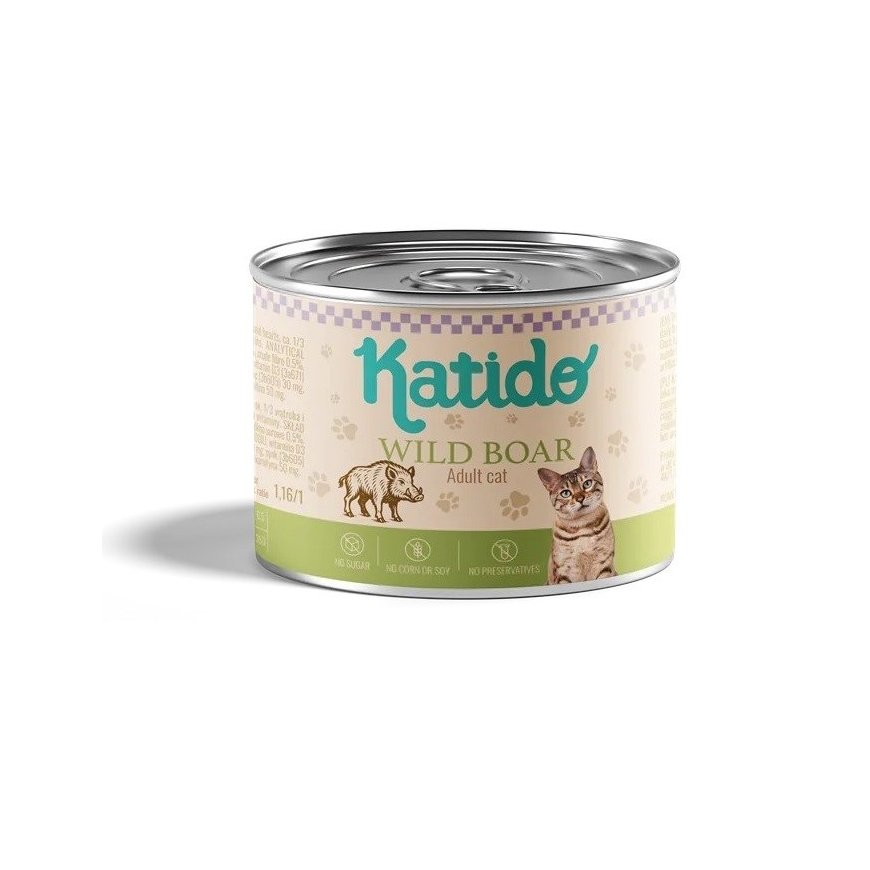 KATIDO Metssea pig - märg kassitoit - 200g