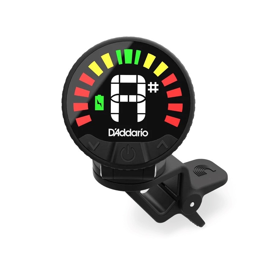 D'Addario PW-CT-26 - kitaratuuneri, musta