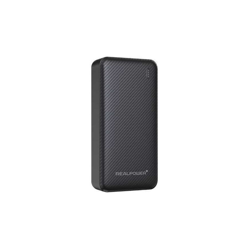 Realpower PB-20000 SSB 20000mAh Musta