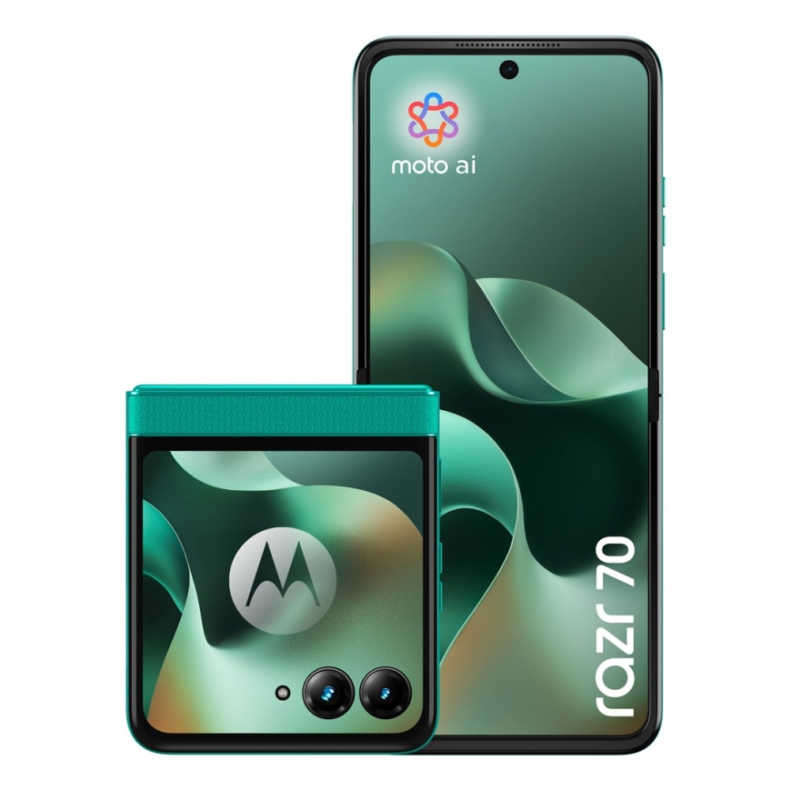 Motorola razr 70 17,5 cm (6.9") Dual SIM Android 16.0 5G USB Type-C 8 GB 256 GB 4800 mAh Tumši zaļš – 2