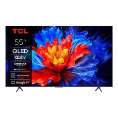 TCL P8K 55P8K televizors 139,7 cm (55") 4K Ultra HD Viedtelevizors Wi-Fi Metālisks 350 cd/m²