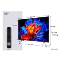 TCL P8K 55P8K tv 139,7 cm (55") 4K Ultra HD Älytelevisio Wi-Fi Metallinen 350 cd/m² TCL P8K 55P8K tv 139,7 cm (55") 4K Ultra HD Älytelevisio Wi-Fi Metallinen 350 cd/m²