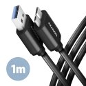 Axagon BUMM3-AM10AB USB kabelis USB 3.2 Gen 1 (3.1 Gen 1) 1 m Micro-USB B USB A 5 Gbit/s Melns Axagon BUMM3-AM10AB USB kabelis USB 3.2 Gen 1 (3.1 Gen 1) 1 m Micro-USB B USB A 5 Gbit/s Melns
