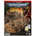 Games Workshop Warhammer 40,000 Ork-en aloituspaketti – miniatiivit, maalit, sivellin Games Workshop Warhammer 40,000 Ork-en aloituspaketti – miniatiivit, maalit, sivellin