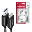 Axagon BUMM3-AM10AB USB-kaabel USB 3.2 Gen 1 (3.1 Gen 1) 1 m Micro-USB B USB A 5 Gbit/s Must