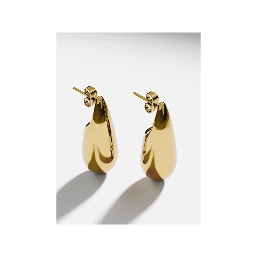 Furiosa Modern Gold-Plated Teardrop Drip Earrings SE-DRIP-G – 3