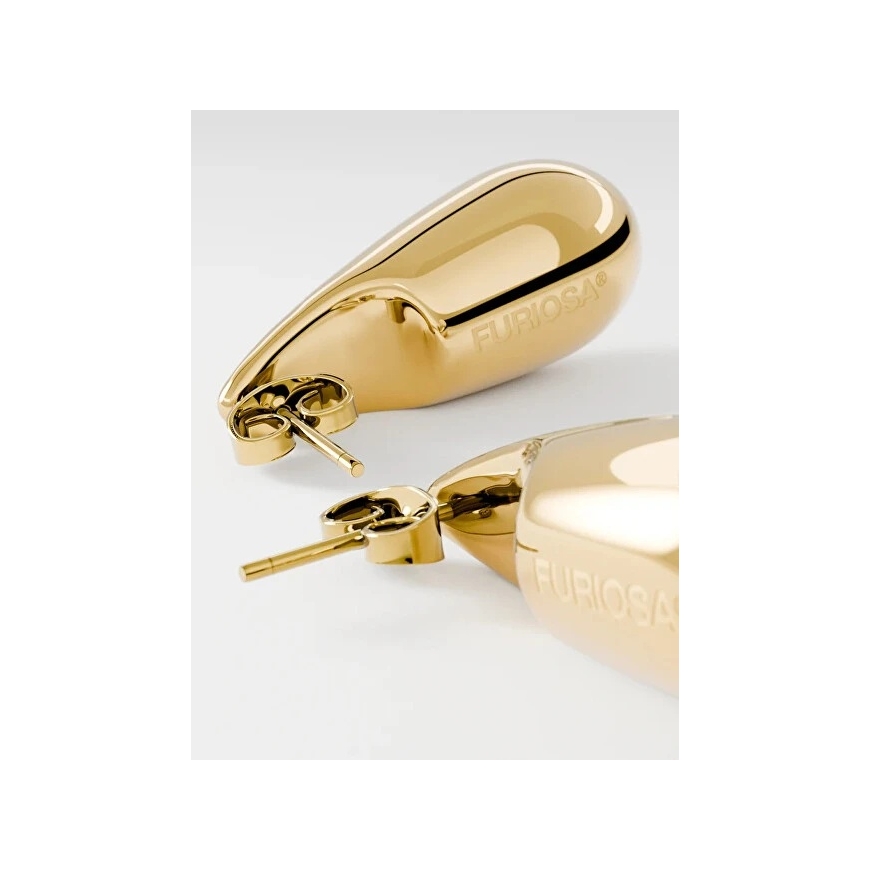 Furiosa Modern Gold-Plated Teardrop Drip Earrings SE-DRIP-G – 4