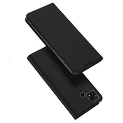 Xiaomi Poco C40 Flip kortelės piniginė su stovu juoda