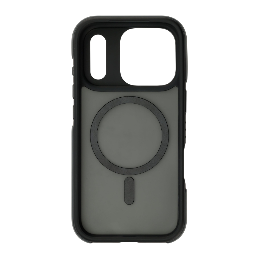 FoneKit Šokikindel MagSafe kaitseümbris, iPhone 18 Pro Max / 17 Pro Max, must/hall – 2