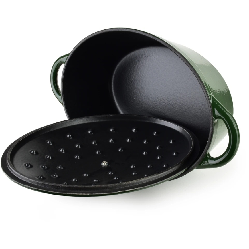 Allesken VERDELUXE oval cast iron skillet 30x22.8x11cm 4.3L – 2