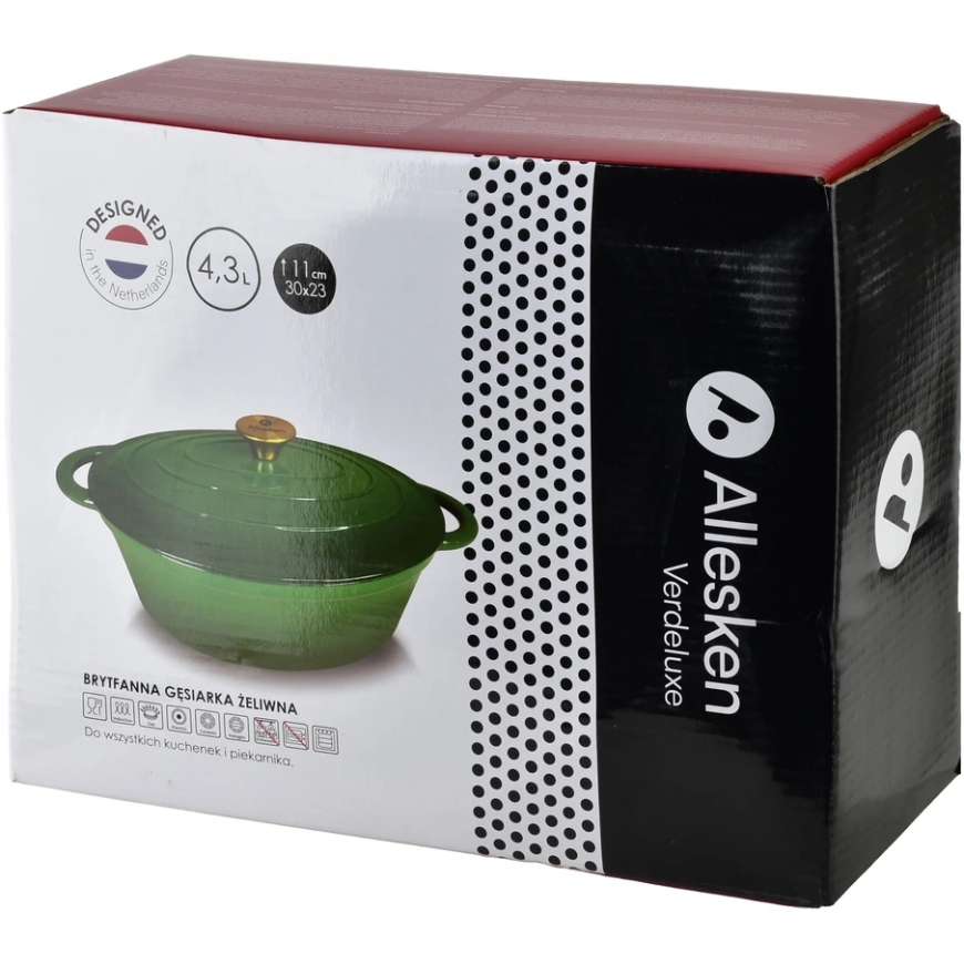 Allesken VERDELUXE ovalne malmist pann 30x22,8x11cm 4,3L – 3