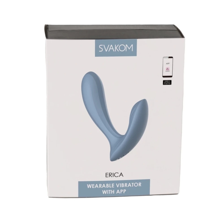 Blue Svakom - Erica Wearable Vibrator Dusty Blue – 4